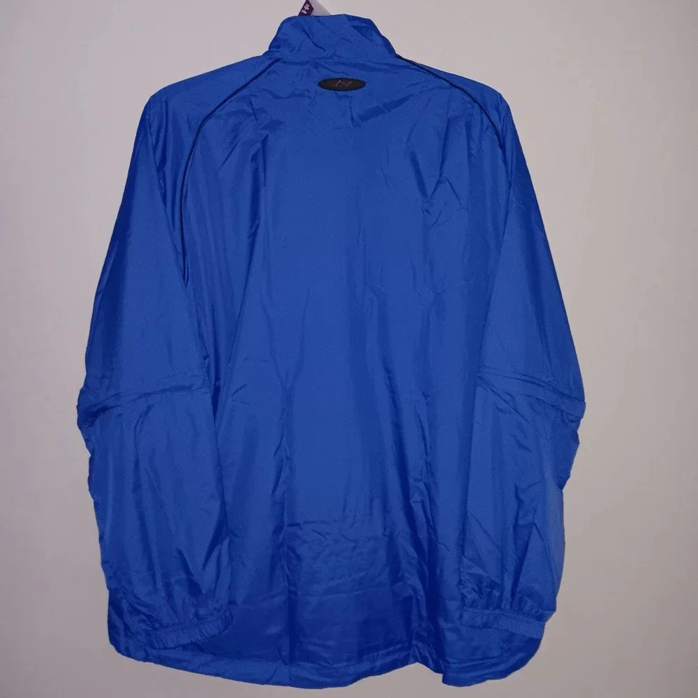 Mens greg norman blue windbreaker pullover jacket size X